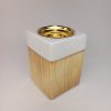 Incense Burner Ceramic Square Gold